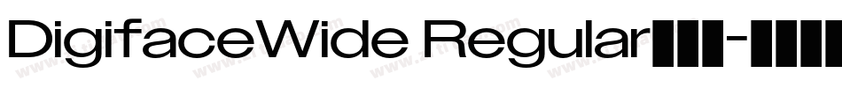 DigifaceWide Regular转换器字体转换